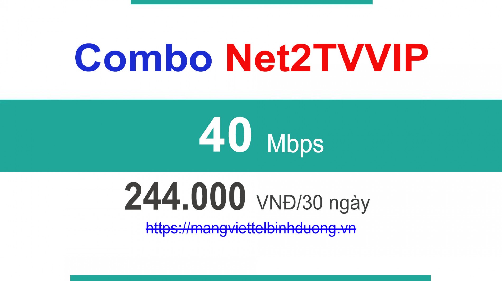 Goi CÆ°á»›c Combo Net2 Viettel Tv